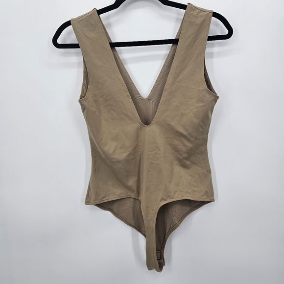 Intimately Free People Keep It Sleek Bodysuit Neutral Size M - Picture 4 of 7